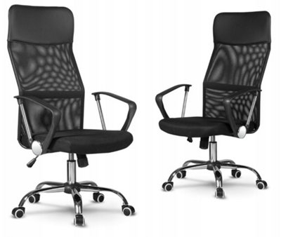 Nemo Swivel Chair BlackHigh Quality from B&Q