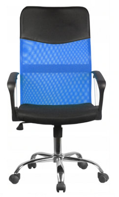 Nemo Swivel Chair Blue At An Attractive Price from B&Q