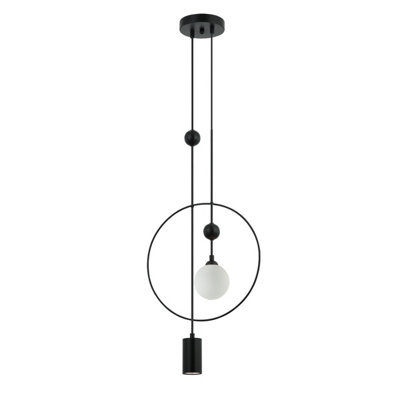 Italux Lighting Trosti Pendant Light Black - Black - Image 3