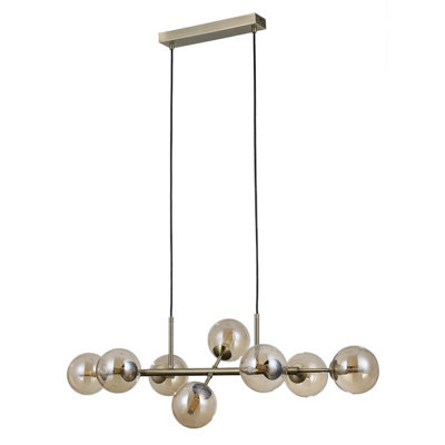 Luminosa Lighting Luminosa Erimida Globe Pendant Ceiling Light Antique Bronze 8Xg9 from B&Q