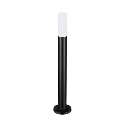 Luminosa Lighting Luminosa Muggia 6.5Cm Outdoor Bollard Black Ip54 from B&Q