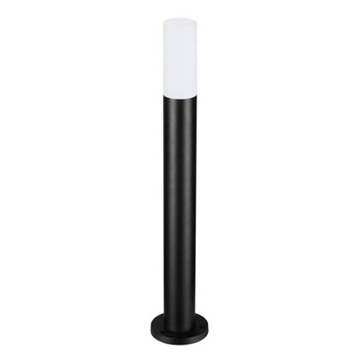 Luminosa Lighting Luminosa Muggia 8Cm Outdoor Bollard Black Ip54 from B&Q
