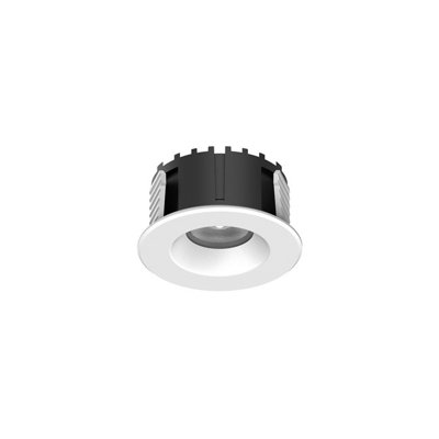 Luminosa Lighting Luminosa Nelson Recessed Downlight White With Structure 3000K Warm White Ip65 from B&Q