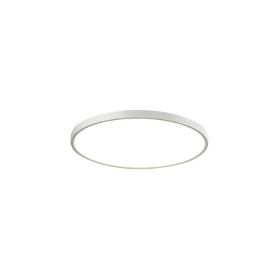 Luminosa Lighting Luminosa Alata 23Cm Flush Ceiling Light White 2800/4000/6000K from B&Q