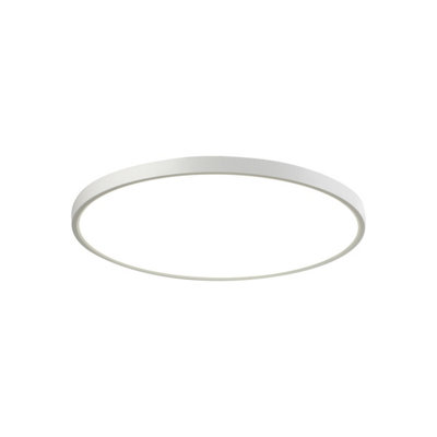 Luminosa Lighting Luminosa Alata 40Cm Flush Ceiling Light White 2800/4000/6000K from B&Q