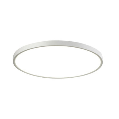 Luminosa Lighting Luminosa Alata 48Cm Flush Ceiling Light White 2800/4000/6000K from B&Q