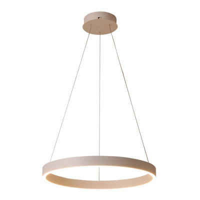 Luminosa Lighting Luminosa Brasco I 80Cm Led Pendant Ceiling Light Gold 3000/4000K from B&Q