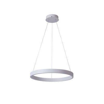 Luminosa Lighting Luminosa Brasco Up Down 60Cm Led Pendant Ceiling Light White 3000/4000K 2Xled from B&Q