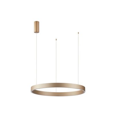 Luminosa Lighting Luminosa Brasco Ii 80Cm Led Pendant Ceiling Light Gold 3000/4000K 2Xled from B&Q