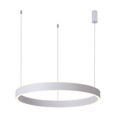 Luminosa Lighting Luminosa Brasco Up Down 98Cm Led Pendant Ceiling Light White 3000/4000K 2Xled from B&Q