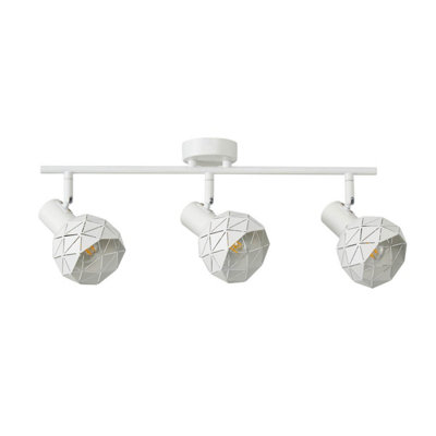 Luminosa Lighting Luminosa Harley Ceiling Spotlight Bar White 3Xe14 from B&Q