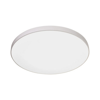 Luminosa Lighting Luminosa Ateia Led Semi Flush Ceiling Light White 3000K Warm White Ip44 from B&Q