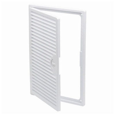 Przybysz 200X300mm Thin Access Panels Inspection Hatch Access Shuttered Door Plastic Abs from B&Q