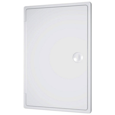 B&Q -  200X250mm Thin Access Panels Inspection Hatch Access Door Plastic Abs