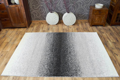 RugsX Carpet Shadow 8621 Black White 80X150 Cm from B&Q