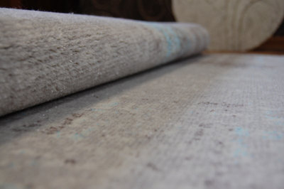 B&Q -  Carpet Acrylic Patara 0061 Cream/turquise 80X150 Cm
