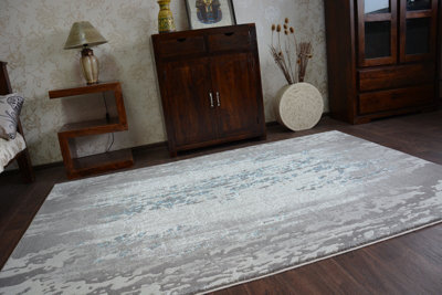 B&Q -  Carpet Acrylic Patara 0116 L.sand/turquise 80X150 Cm