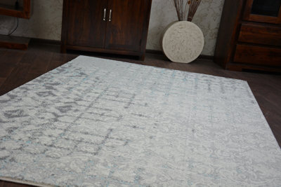 B&Q -  Carpet Acrylic Patara 0140 L.sand/turquise 80X150 Cm