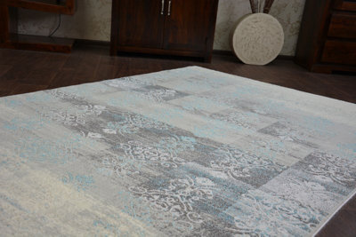 B&Q -  Carpet Acrylic Patara 0146 L.sand/turquise 80X150 Cm