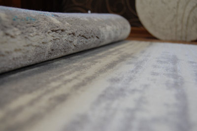 B&Q -  Carpet Acrylic Patara 0267 Cream/turquise 80X150 Cm