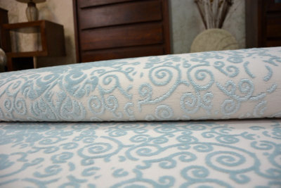 RugsX Carpet Acrylic Mirada 5410 Mavi 200X300 Cm from B&Q