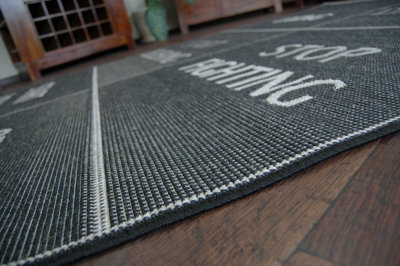 RugsX Carpet Sizal Floorlux 20275 Yolo Black Silver 160X230 Cm from B&Q