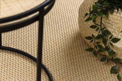 RugsX Carpet Sisal Floorlux 20014 Mais Coffee 240X330 Cm from B&Q