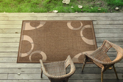 RugsX Carpet Sisal Floorlux 20078 Coffee Mais 60X110 Cm from B&Q