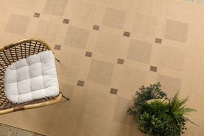RugsX Carpet Sisal Floorlux 20079 Mais Coffee 80X150 Cm from B&Q