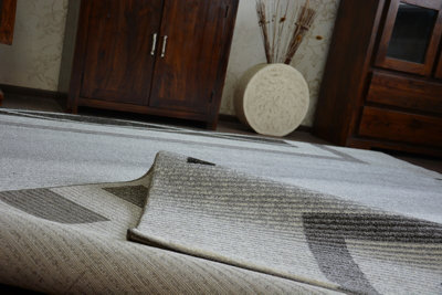 Rugsx Carpet Shadow 8597 Silver 120X170 Cm from B&Q