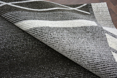 Rugsx Carpet Shadow 8597 Grey 120X170 Cm from B&Q
