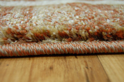 Rugsx Carpet Shadow 9359 Rust Cream 100X200 Cm from B&Q