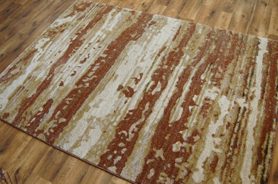 Rugsx Carpet Shadow 9368 Gold Rust 140X190 Cm from B&Q