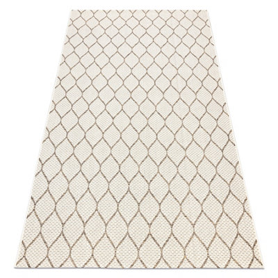 RugsX Carpet Sisal Boho 46211061 Trellis Beige 160X230 Cm from B&Q