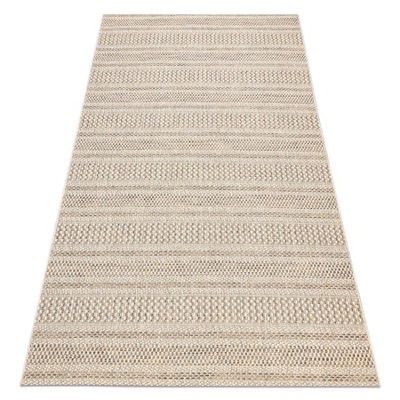 RugsX Carpet Sisal Boho 46209651 Stripes Beige 160X230 Cm from B&Q