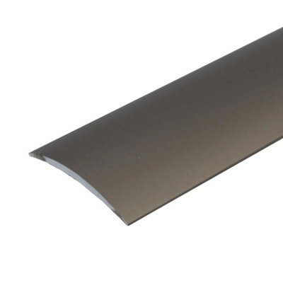 B&Q A13 40mm Anodised Aluminium Self Adhesive Door Threshold Strip - Champagne, 0.93M