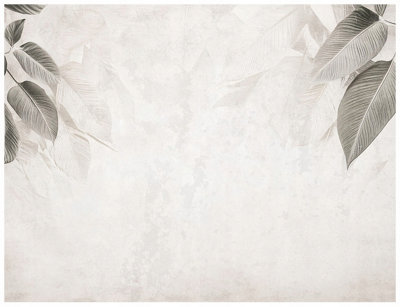 Wallarena Photo Wallpaper Leaves Non-Woven Wall Mural Modern 250X175 Cm from B&Q