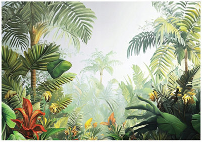 Wallarena Photo Wallpaper Tree Nature Forest Non-Woven Wall Mural Modern 350X250 Cm from B&Q