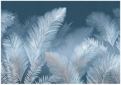 Wallarena Photo Wallpaper Feathers Wall Mural Non-Woven Modern 400X280 Cm from B&Q