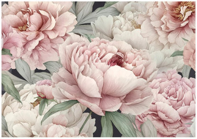Wallarena Photo Wallpaper Flowers Non-Woven Wall Mural Modern 300X210 Cm from B&Q