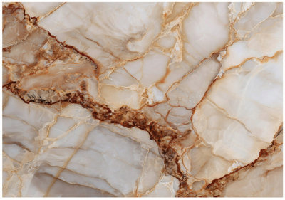 Wallarena Photo Wallpaper Marble Non-Woven Wall Mural Modern 350X250 Cm from B&Q