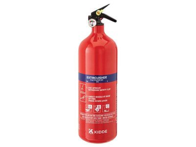 Kidde KPS2FX Multi Purpose ABC Powder Fire Extinguisher 13A 89B C Home Car 2kg - Image 4