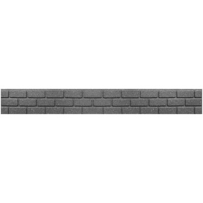 Rubber Border Edging Brick Effect 1.2M Grey Primeur - Image 3