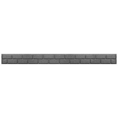 PrimeurUltra Curve Border Bricks9Cm Grey from B&Q