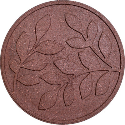 46Cm Terracotta Leaves Reversible Stepping Stone 4 Pack Primeur - Image 3