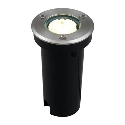 Edit Monday Led Outdoor Ground Light Chrome from B&Q