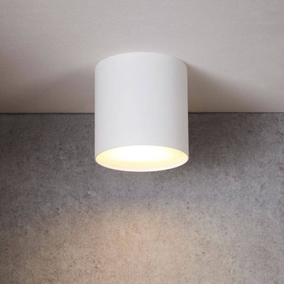 Edit Point Plexi Ceiling Spotlight White from B&Q