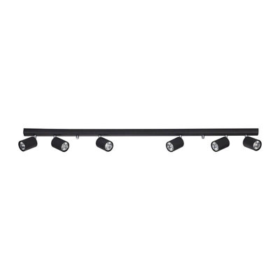 B&Q -  Eye 6 Light Bar Spotlight Plate Black