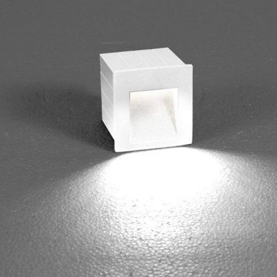 Edit Step Outdoor Led Wall Light White from B&Q