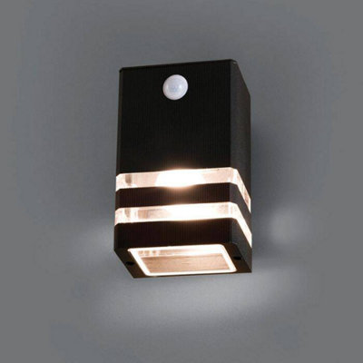 Edit Rio Outdoor Wall Light With Pir Sensor Black from B&Q